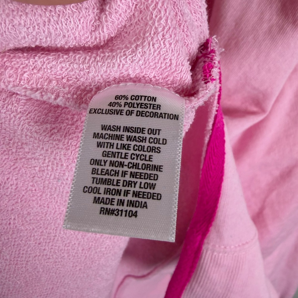Crown & Ivy Pink Hope Fight Cure Embroidered Sweatshirt Sz 2X Comfy Cozy Graphic - Picture 6 of 8
